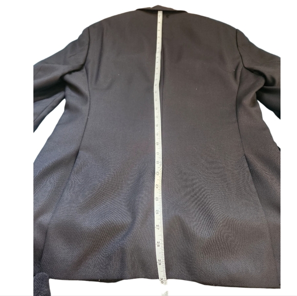 Hugo Boss Men's Blazer 38R, Solid Black, Single Breasted, 100% Wool - Picture 16 of 16